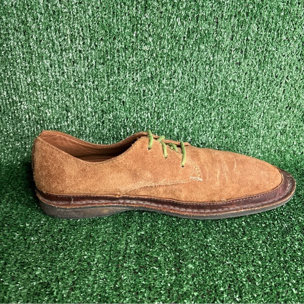Ocean Minded Mens 9.5 Brown Hemp Suede Hobo Low Top Chukka Beach Shoes
